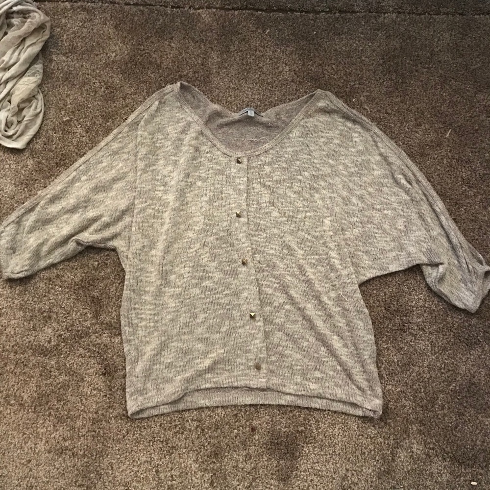 Open sleeve sweater